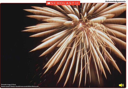 Using the senses: Bonfire and fireworks slideshow