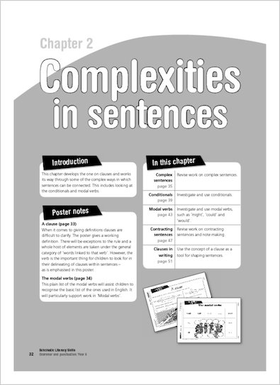 Complexities in sentences