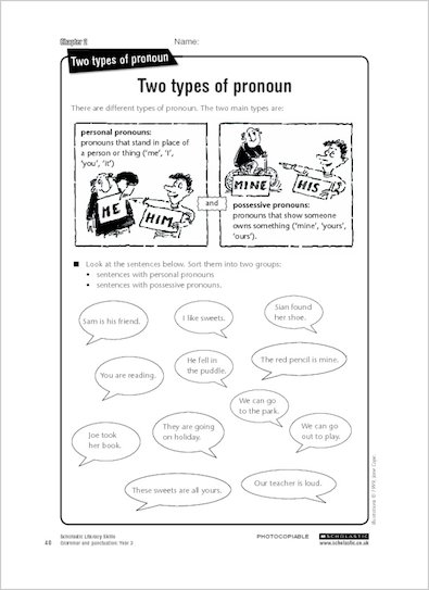 Two types of pronoun