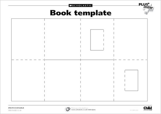 book templates for pages