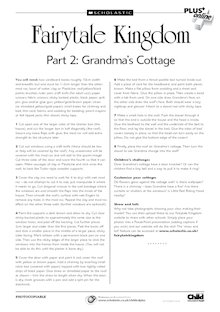 Grandma’s Cottage: instructions