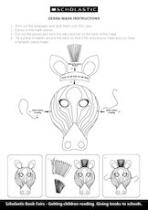 Safari Zebra Mask