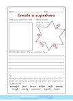 Create a superhero (1 page)