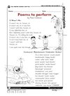 Poems to perform