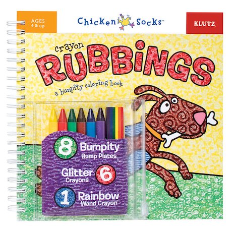 Crayon Rubbings: A bumpity colouring book