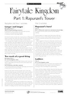 Rapunzel’s Tower: KS1 activities