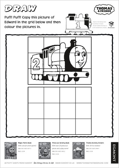 Thomas and Friends Drawing Activity