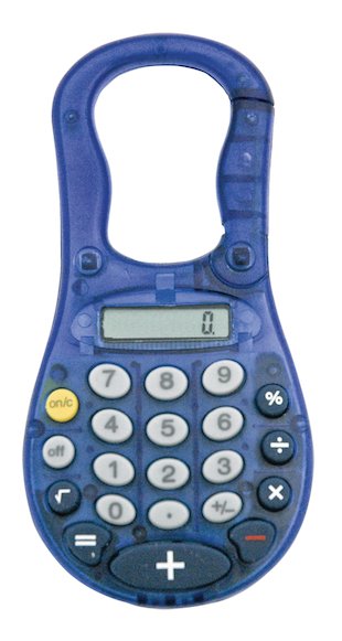 Clip-on calculator