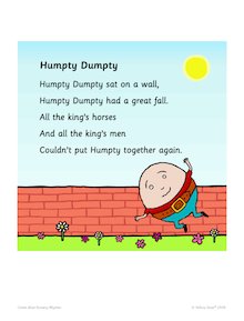 Humpty Dumpty – rhyme