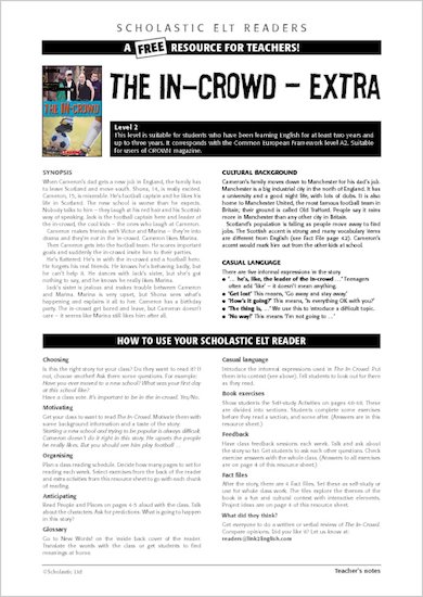 ELT Reader: The In-Crowd Resource Sheets & Answers