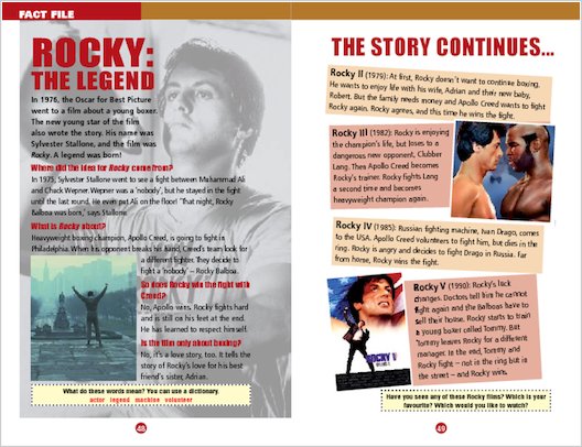 ELT Reader: Rocky Balboa Fact File