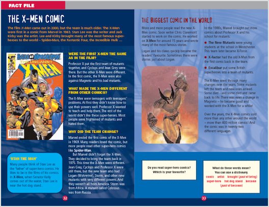 ELT Reader: X-Men 1 Fact File