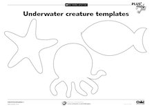 Bits ‘n’ bobs: Underwater creatures template