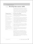 Develop fine motor skills (1 page)