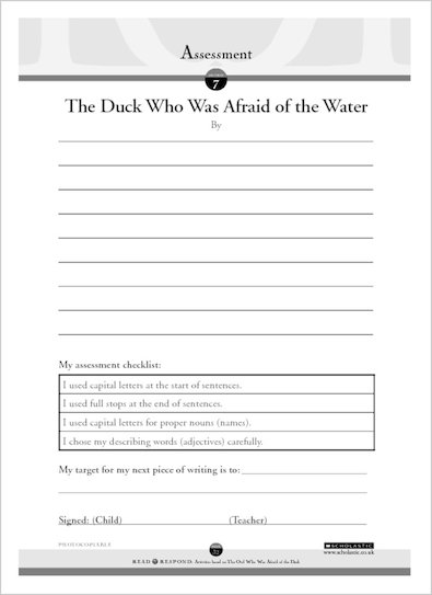 The duck who was afraid of water