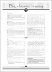 Plot character and setting (1 page)