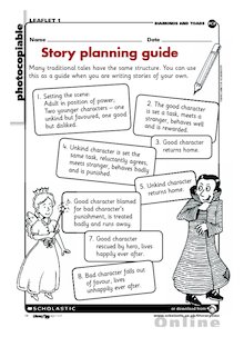 Story planning guide – traditional stories