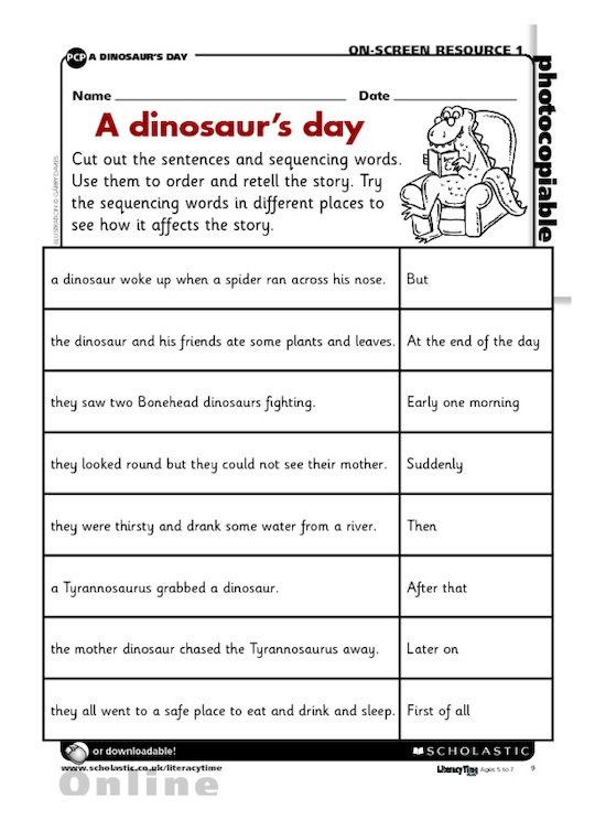 A Dinosaur's Day
