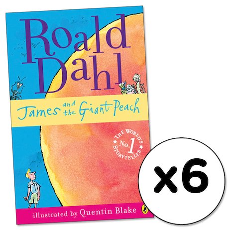 James and the Giant Peach x 6