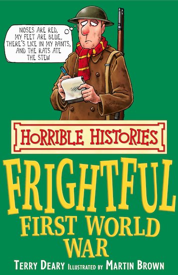 Horrible Histories 'Frightful First World War' Mug With Coaster Brand New Gift