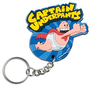 FREE Captain Underpants keyring