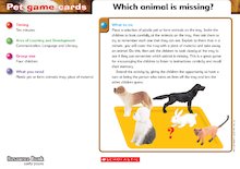 Pets – game cards