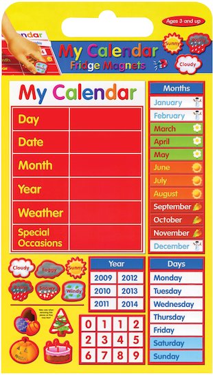 My Calendar Magnets - Scholastic Kids' Club