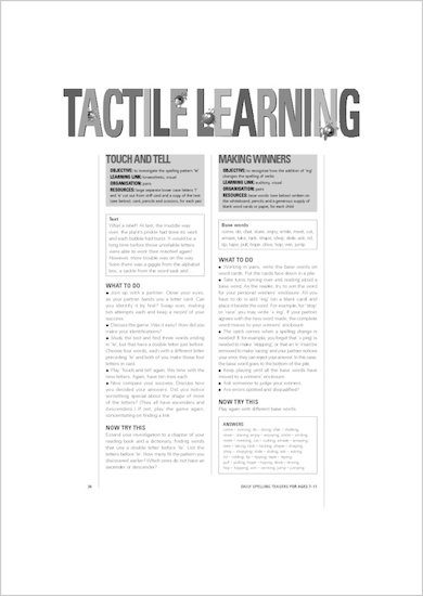 Tactile learning