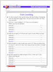 Coin counting (1 page)