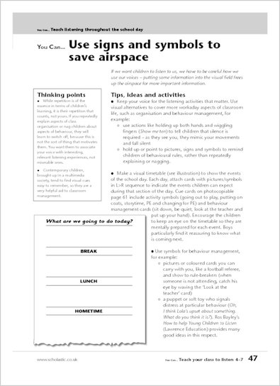 Use signs and symbols to save airspace