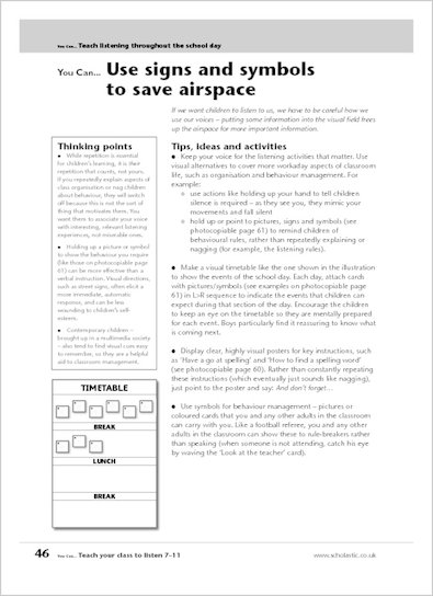Use signs and symbols to save airspace