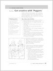 Get creative with 'Puppets' (1 page)