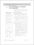 Use birthdays as a theme for creativity (1 page)