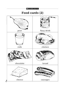 Keep fit – Food cards (2)