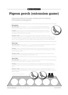 ‘How many?’ – pigeon perch game