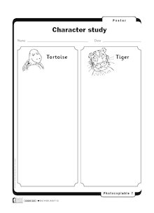 ‘The Tortoise and The Tiger’ – character study
