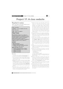 A class website