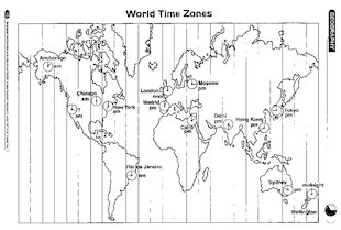 time zones around the world
