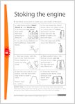 Stoking the engine (1 page)