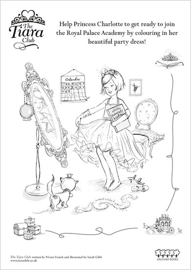 Tiara Club Colouring