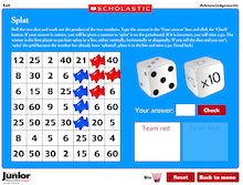Daily times tables teasers – interactive games