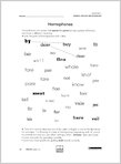 Homophones (1 page)