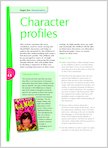 Character profiles (1 page)