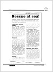 Rescue at sea (1 page)