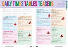 Daily times tables teasers – activities
