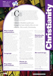 Faith fact cards: Christianity
