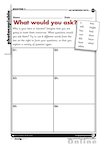 What would you ask your hero? (1 page)