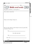 Odds and ends (1 page)
