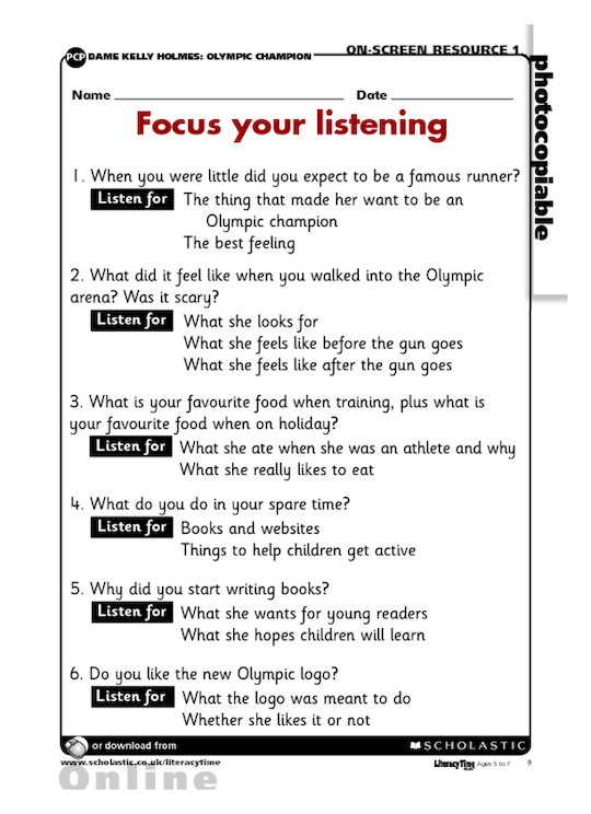 Focus your listening