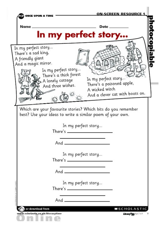 In my perfect story...